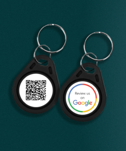 KosTap NFC & QR code Keychain with Google design